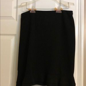 Worthington Black Skirt Size 12